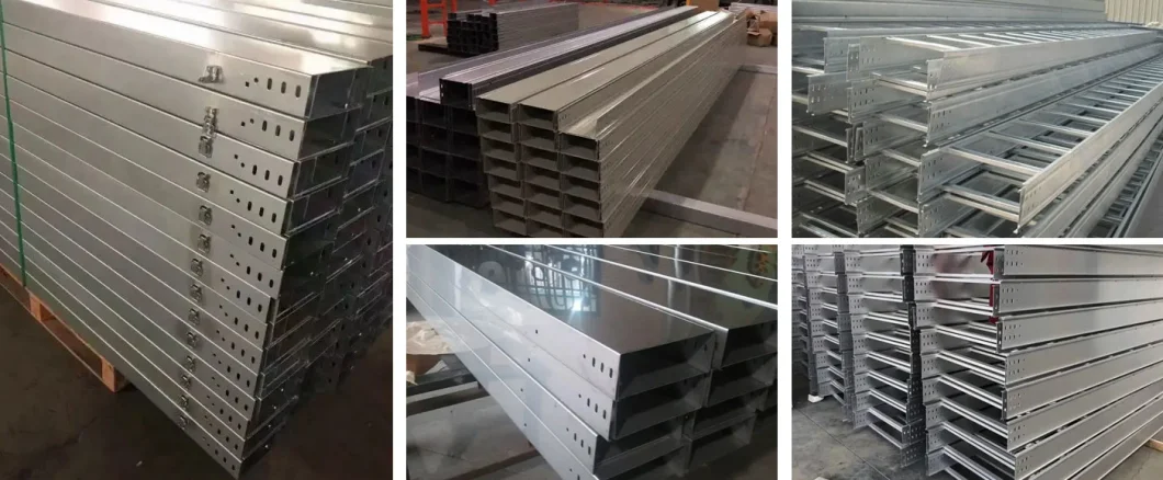 Custom Flexible Aluminum Stainless Steel Galvanized Steel Cable Tray with Different Size