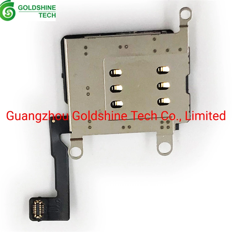 Wholesale Cell Phone Spare Parts for iPhone 12 Mini PRO Max Dual SIM Card Reader Connector Ribbon Flex Cable SIM Card Tray Slot Holder