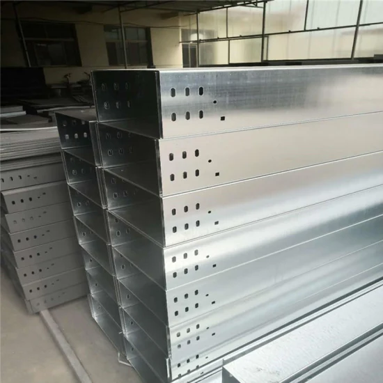 FRP Perforated SS304 Stainless Steel Perforated Ladder Type GRP Aluminium Alloy Trough Type Gi Hot DIP Galvanized HDG Anti Rust Black Support System Cable Trays