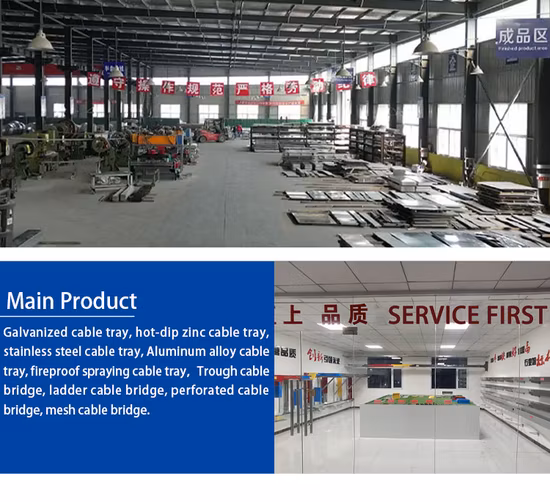 Galvanized and Stainless Steel Wire Mesh Cable Tray