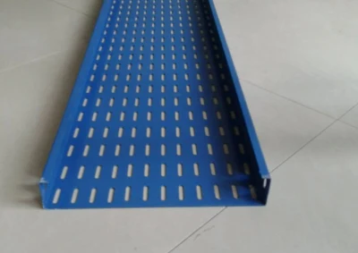 Galvanized Cable Tray Blue Powder Coated Cable Connector Cable Tray Accessories